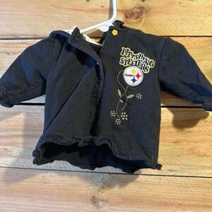 pittsburgh steelers jacket size 0-3 months